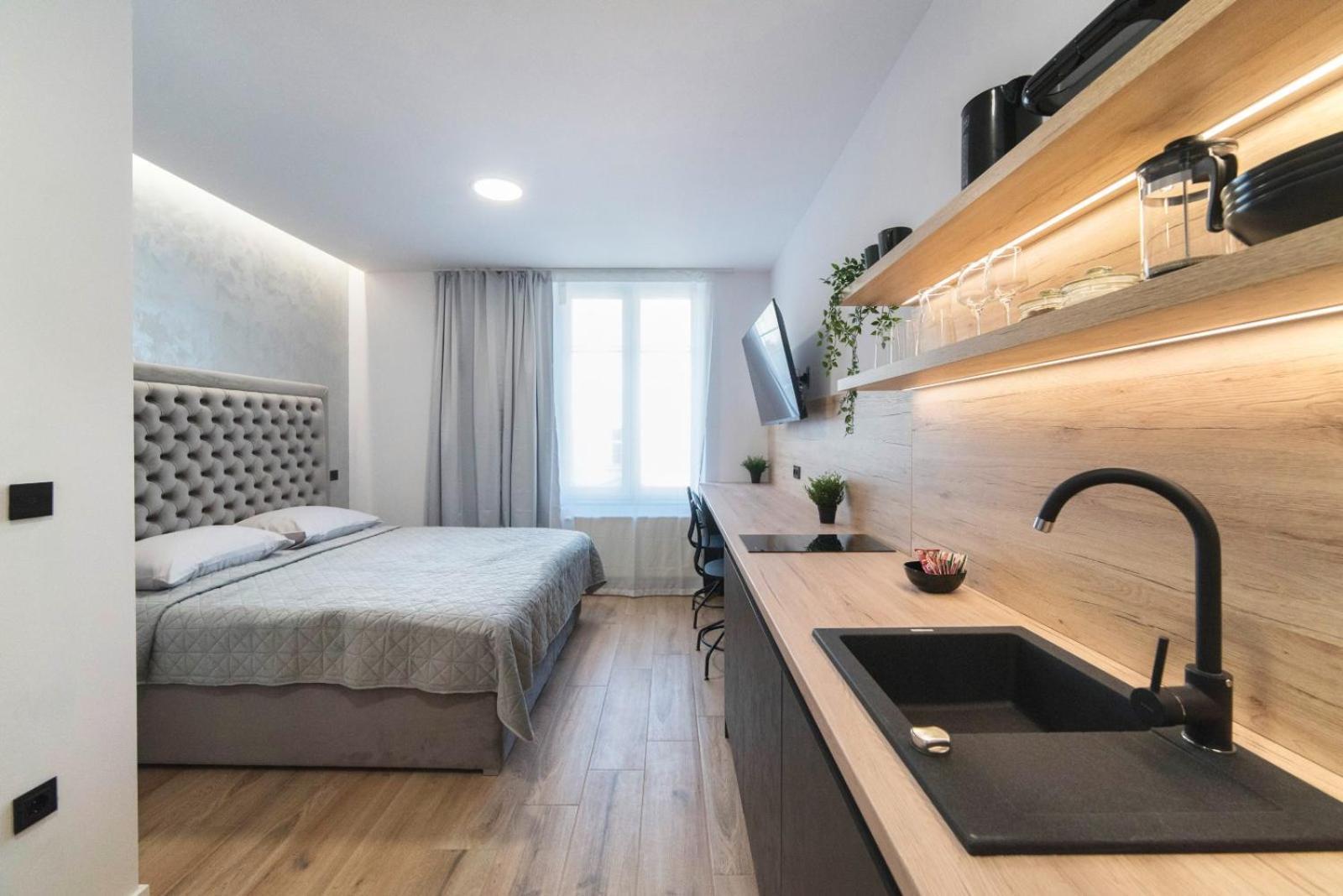 Liberty Apartments, 3Rd Floor, No Elevator 萨格勒布 外观 照片